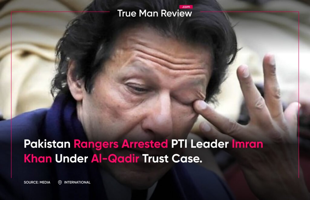 Pti Leader Imran Khan Arrested By Pakistan Rangers In Al-Qadir Trust Case Pakistan rangers arrested pti leader imran khan under al-qadir trust case news thumbnail